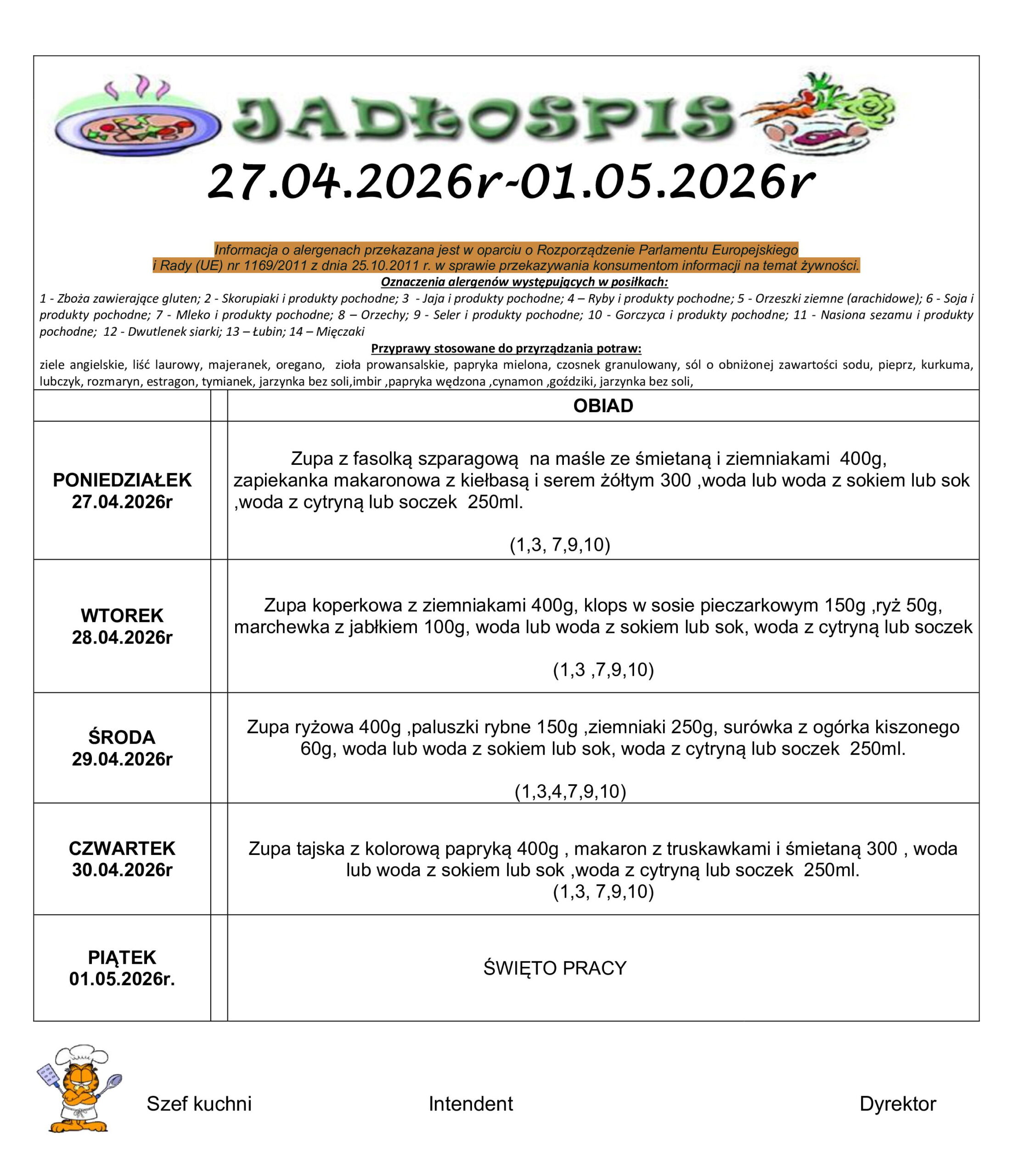 JADŁOS[IS OD 27.04-01.05-2026