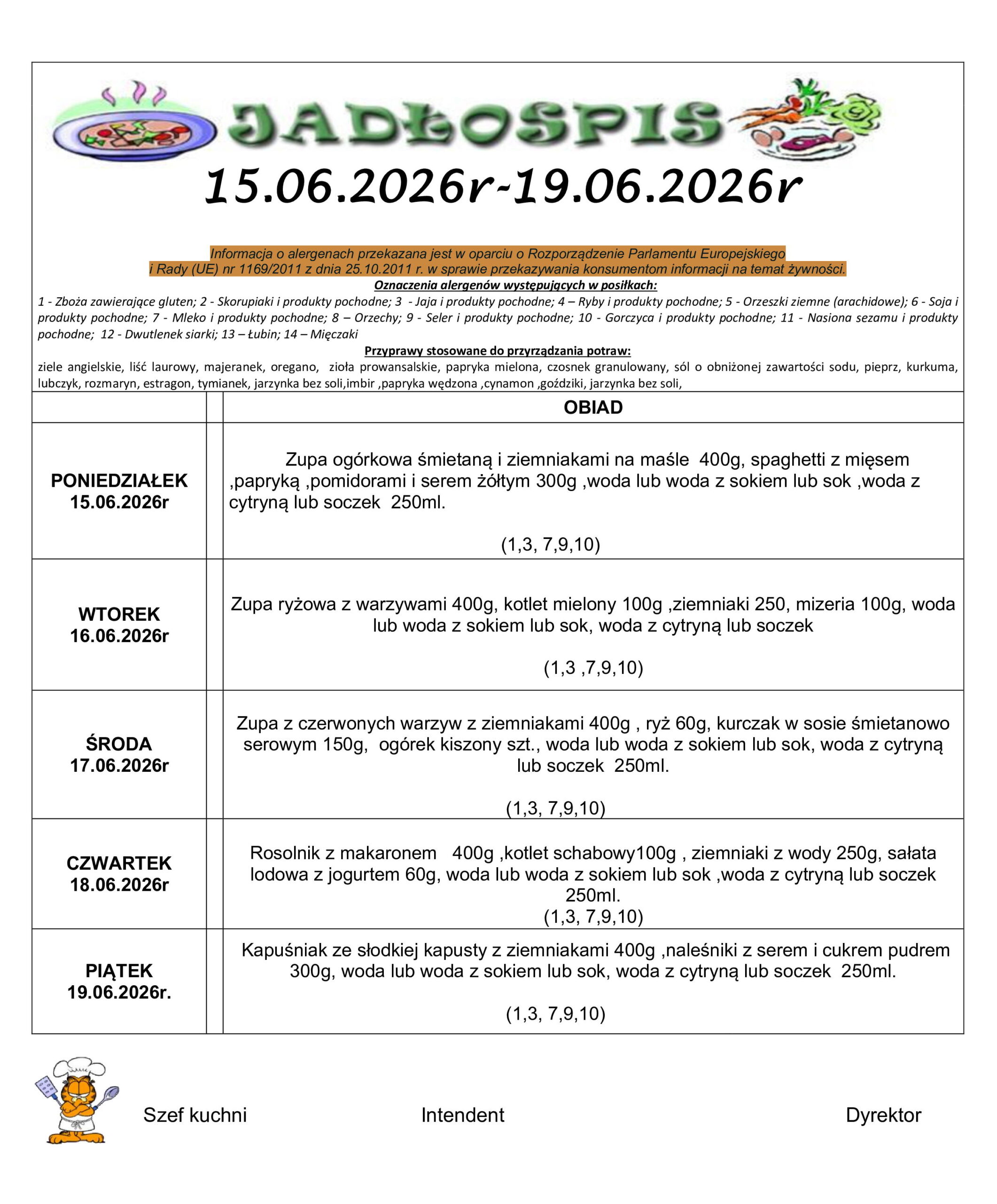 JADŁOS[IS OD15.06-19.06-2026